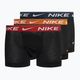 Ανδρικά σορτς μποξεράκια Nike Dri-FIT Ultra Comfort Trunk 3 ζευγάρια μαύρο φεγγάρι/κόκκινο δράκο/ναυτικό πολεμικό χρώμα