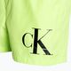 Ανδρικό Calvin Klein Short Drawstring μαγιό σορτς σε έντονο πράσινο χρώμα 3