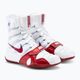 Nike Hyperko MP λευκά/κόκκινα παπούτσια πυγμαχίας 4