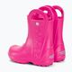 Crocs Handle Rain Boot Παιδικό καραμελένιο ροζ καλσόν 3