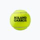 Μπάλες τένις Wilson Roland Garros Clay Ct 4 τεμάχια κίτρινο WRT115000 4