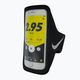 Nike Lean Arm Band ζώνη τηλεφώνου για τρέξιμο μαύρο/μαύρο/ασημί 2