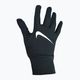 Ανδρικά γάντια τρεξίματος Nike Accelerate RG μαύρο/μαύρο/ασημί 5