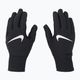 Ανδρικό σετ Nike Essential Running καπέλο + γάντια μαύρο/μαύρο/ασημί 4
