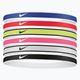 Nike Tipped Swoosh Sport 2.0 κεφαλόδεσμοι 6 τεμ. χρώμα N1002021-655