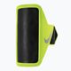 Nike Lean Arm Band Plus ζώνη τηλεφώνου για τρέξιμο volt/μαύρο/ασημί 4