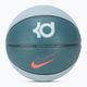 Nike Playground 8P 2.0 K Durant Deflated μπλε μπάσκετ μέγεθος 7