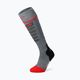 Lenz Heat Sock 5.1 Toe Cap Slim Fit γκρι/κόκκινες κάλτσες σκι 6