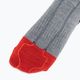 Lenz Heat Sock 5.1 Toe Cap Slim Fit γκρι/κόκκινες κάλτσες σκι 4