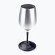 GSI Outdoors Glacier Stainless Nesting Wine Glass ασημί 63305
