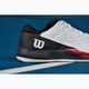 Ανδρικά παπούτσια τένις Wilson Rush Pro Ace λευκό/κόκκινο/κόκκινο παπαρούνας 8