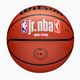 Παιδικό μπάσκετ Wilson NBA JR Fam Logo Indoor Outdoor καφέ μέγεθος 5 5