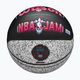 Wilson NBA Jam Indoor Outdoor μπάσκετ μαύρο/γκρι μέγεθος 7 5