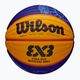 Wilson Fiba 3x3 Game Ball Paris Retail μπάσκετ 2024 μπλε/κίτρινο μέγεθος 6