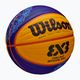 Wilson Fiba 3x3 Game Ball Paris Retail μπάσκετ 2024 μπλε/κίτρινο μέγεθος 6 2