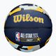 Wilson 2024 NBA All Star Mini παιδική μπάλα μπάσκετ + κουτί καφέ μέγεθος 3