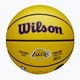 Wilson NBA Player Icon Mini Lebron κίτρινο παιδικό μπάσκετ μεγέθους 3 5