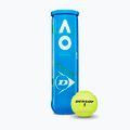 Dunlop Australian Open μπάλες τένις 4 τεμάχια κίτρινο 601355