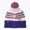 Patagonia Powder Town winter beanie park stripe / viking blue 6