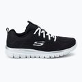 Γυναικεία παπούτσια SKECHERS Graceful Get Connected black/white 2