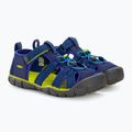 Σανδάλια juniorskie KEEN Seacamp II CNX blue depths/chartreuse 4