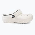 Crocs Classic Lined Clog Παιδικά σανδάλια λευκό/γκρι 3