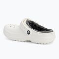 Crocs Classic Lined Clog Παιδικά λευκά/γκρι σαγιονάρες 4