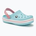 Παιδικές σαγιονάρες Crocs Crocband Clog ice blue/white 2