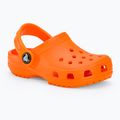 Παιδικές παντόφλες Crocs Classic Clog T orange zing 2