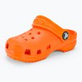 Παιδικές παντόφλες Crocs Classic Clog T orange zing 8