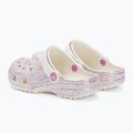 Crocs Classic Glitter Clog παιδικές σαγιονάρες bianco sporco 4