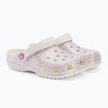 Crocs Classic Glitter Clog παιδικές σαγιονάρες bianco sporco 5