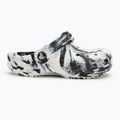 Crocs Classic Marbled Clog Παιδικές σαγιονάρες μαύρο/λευκό 3