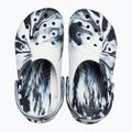 Crocs Classic Marbled Clog Παιδικές σαγιονάρες μαύρο/λευκό 13