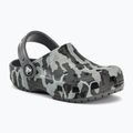 Crocs Classic Camo Clog T γκρι παιδικά σανδάλια 207593-097 2