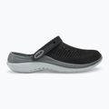 Crocs LiteRide 360 Clog σαγιονάρες μαύρες/πλατινέ γκρι 3