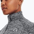 Under Armour Tech 1/2 Zip γυναικείο φούτερ - Twist μαύρο/μαύρο/μεταλλικό ασήμι 3