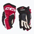 CCM JetSpeed γάντια χόκεϊ FT680 SR μαύρο/κόκκινο/λευκό 2