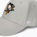 Καπέλο μπέιζμπολ 47 Brand NHL Pittsburgh Penguins MVP grey 4