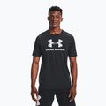 Under Armour UA Sportstyle Logo SS ανδρικό μπλουζάκι προπόνησης μαύρο 1329590