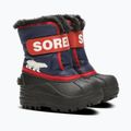 Sorel Snow Commander παιδικές μπότες χιονιού nocturnal/sail red 9