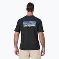 Ανδρικό t-shirt Trekking Patagonia P-6 Logo Responsibili-Tee μαύρο 2