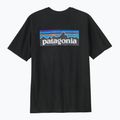 Ανδρικό t-shirt Trekking Patagonia P-6 Logo Responsibili-Tee μαύρο 3