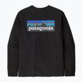 Ανδρικό Patagonia P-6 Logo Responsibili trekking μακρυμάνικο μαύρο 5