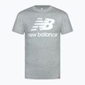 Ανδρικό μπλουζάκι New Balance Essentials Stacked Logo grey