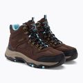 Γυναικείες μπότες πεζοπορίας SKECHERS Trego Base Camp σοκολάτα 4