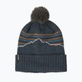 Patagonia Powder Town χειμερινός σκούφος fitz roy stripe knit/smolder blue