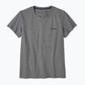 Γυναικείο t-shirt Patagonia P-6 Logo Responsibili-Tee gravel heather trekking t-shirt 4