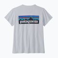 Γυναικεία μπλούζα πεζοπορίας Patagonia P-6 Logo Responsibili-Tee white 4