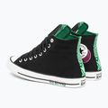 Converse Chuck Taylor All Star Hi μαύρα/πράσινα/πρίμα ροζ αθλητικά παπούτσια 3